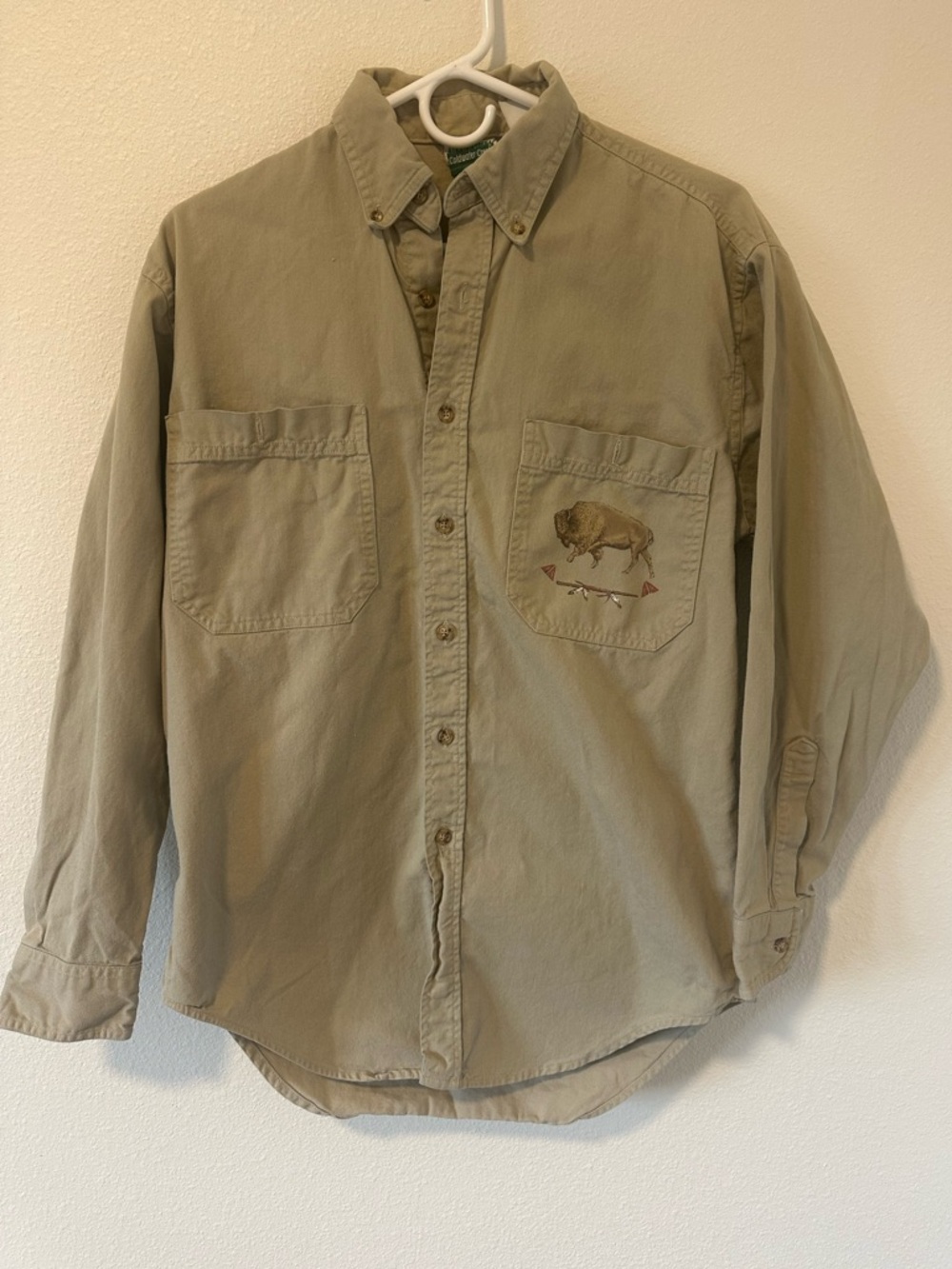 Coldwater Creek VINTAGE Womens Button-Down Shirt with Buffalo Pocket Western